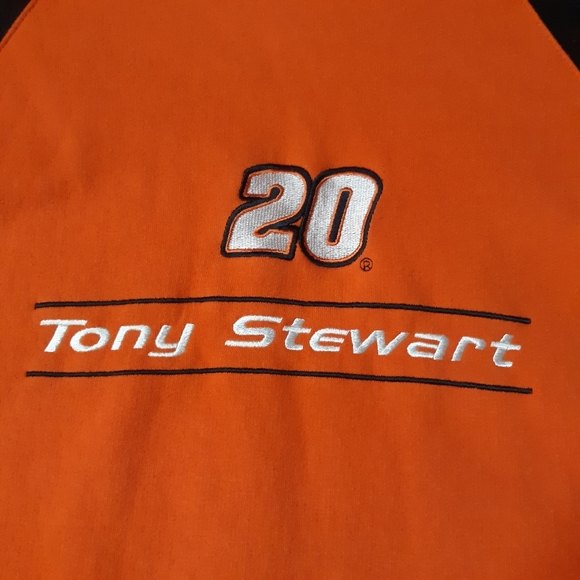 Vintage 2000s Chase Authentics Tony Stewart Home Depot NASCAR Hoodie Size Medium - Picture 3 of 9